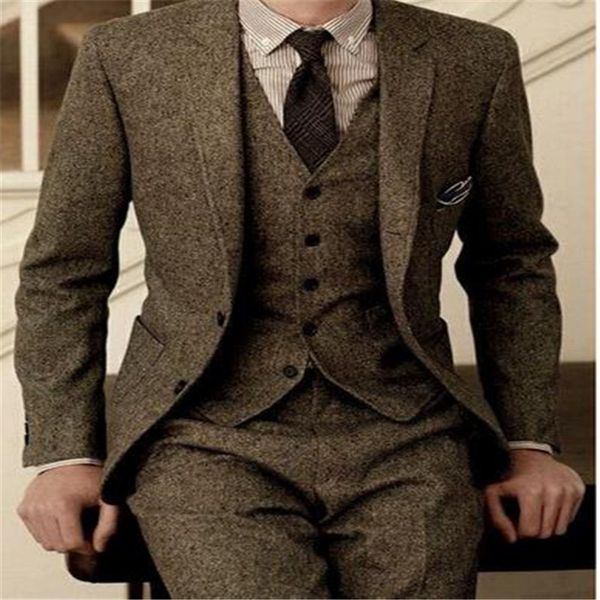 latest coat pant designs brown tweed formal custom men suits winter 3 pieces slim fit tuxedo masculino jacket+vest+pants, Black
latest coat pant designs brown tweed formal custom men suits winter 3 pieces slim fit tuxedo masculino jacket+vest+pants, Black