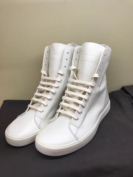 factory outlet genuine leather high-men's shoes 2018ss simple easy first layer of cow leather white boots classic, Black
factory outlet genuine leather high-men's shoes 2018ss simple easy first layer of cow leather white boots classic, Black
