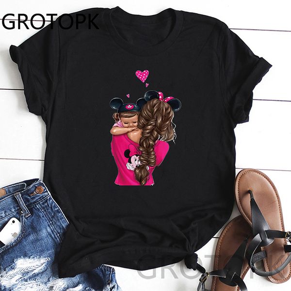 mom and daughter 90s harajuku printed women t-shirts casual summer short sleeve short sleeve t shirt tumblr, White
mom and daughter 90s harajuku printed women t-shirts casual summer short sleeve short sleeve t shirt tumblr, White