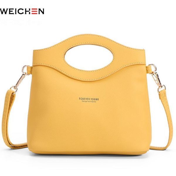 weichen small pu leather crossbody bags for women 2020 mini lady shoulder messenger bags simple casual female totes bag