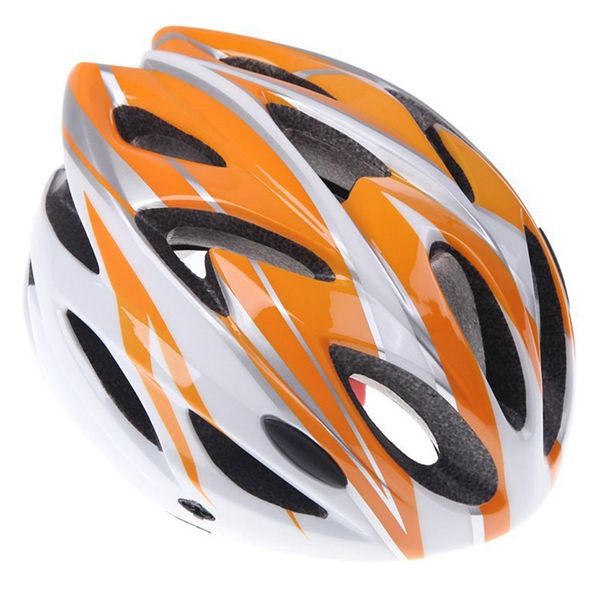 18 Vents Ultralight Integrally-molded Sports Cycling Helmet With Visor Mountain Bike Bicycle Orange