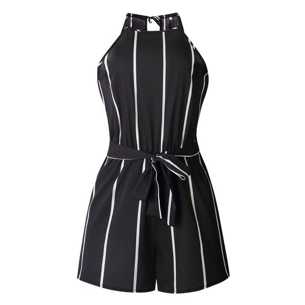 2018 stripe bandage playsuit sleeveless loose casual o neck beach party overalls for women blue catsuit combishort femme ete wy* y190502, Black;white
2018 stripe bandage playsuit sleeveless loose casual o neck beach party overalls for women blue catsuit combishort femme ete wy* y190502, Black;white