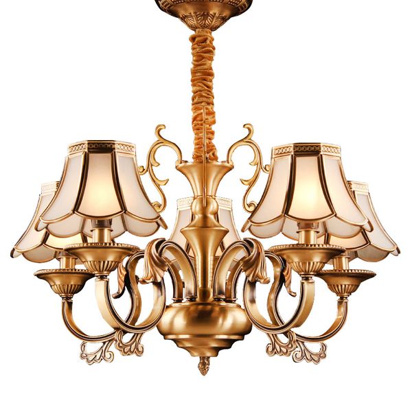 dhl 2019 chandelier european-style copper pendant lamps living room chandelier lighting bedroom restaurant retro chandelier ceiling lamp
dhl 2019 chandelier european-style copper pendant lamps living room chandelier lighting bedroom restaurant retro chandelier ceiling lamp
