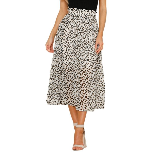 chiffon leopard skirt women summer elastic high waist vintage mid-calf casual skirts women elegant office skirt jupe femme, Black
chiffon leopard skirt women summer elastic high waist vintage mid-calf casual skirts women elegant office skirt jupe femme, Black