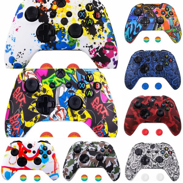 e6ul7 для силикона один s x controller case soft xbox случаи удобный геймпад кожи печать резина джойстиком крышка 2 аналоговые колпачки
e6ul7 для силикона один s x controller case soft xbox случаи удобный геймпад кожи печать резина джойстиком крышка 2 аналоговые колпачки