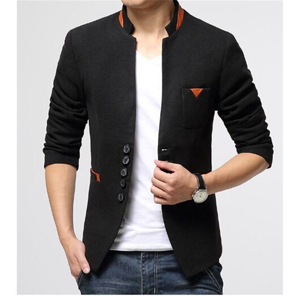 brand clothing men casual blazers spring autumn mens slim fit blazer jacket men's single-breasted woolen suit hot, White;black
brand clothing men casual blazers spring autumn mens slim fit blazer jacket men's single-breasted woolen suit hot, White;black