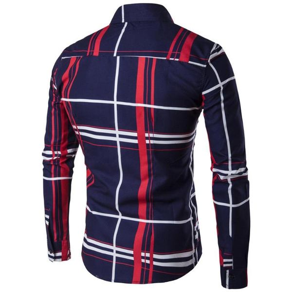 men's casual shirts men british style long sleeve slim spring autumn plaid smart turn down collar fashion male shirt hombre, White;black
men's casual shirts men british style long sleeve slim spring autumn plaid smart turn down collar fashion male shirt hombre, White;black