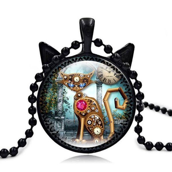 панк механический кот red gem heart длинное ожерелье круглый колесо передач стекло фото кабошон уши shaped кулон колье, колье, Silver
панк механический кот red gem heart длинное ожерелье круглый колесо передач стекло фото кабошон уши shaped кулон колье, колье, Silver