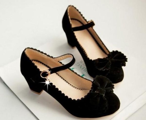 2019 women's shoes in spring and autumn with new style high heel coarse heel round head suede bowknot@1000, Black
2019 women's shoes in spring and autumn with new style high heel coarse heel round head suede bowknot@1000, Black