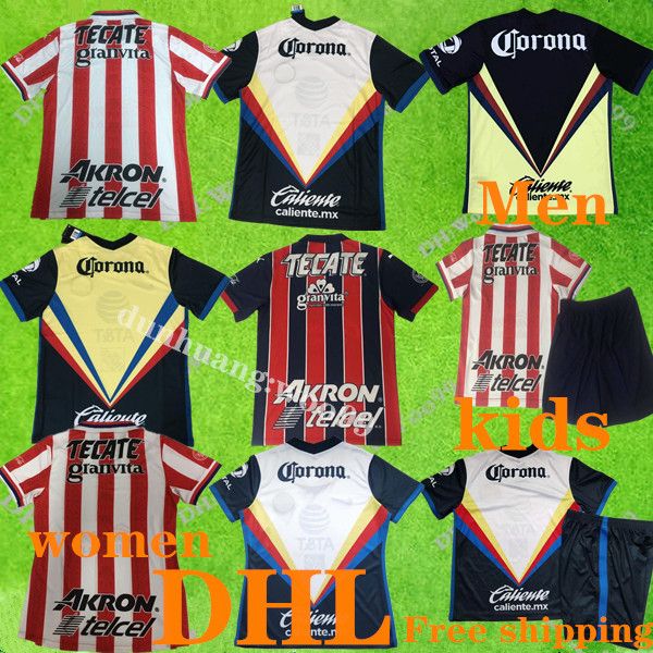 dhl 20 21 club america soccer jersey home 2020 mexico chivas football uniform women kids suit size can be mixed batch, Black;yellow
dhl 20 21 club america soccer jersey home 2020 mexico chivas football uniform women kids suit size can be mixed batch, Black;yellow