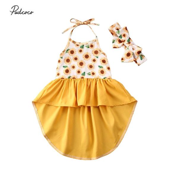 2020 baby summer clothing kids girls summer fashion 2-piece outfit set halter sunflower print dress headband set, Red;yellow
2020 baby summer clothing kids girls summer fashion 2-piece outfit set halter sunflower print dress headband set, Red;yellow
