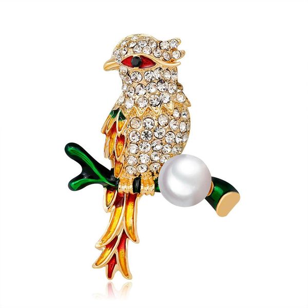 alloy new high-grade enamel colored bird brooch pin set diamond animal brooch spot wholesale jewelry diy hat bag shoes clothes accessories, Gray
alloy new high-grade enamel colored bird brooch pin set diamond animal brooch spot wholesale jewelry diy hat bag shoes clothes accessories, Gray