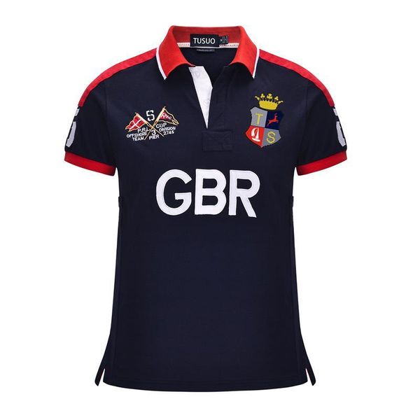 original design european embroidery lapel men's cotton short sleeve polo shirt men's national rowing high quality, White;black
original design european embroidery lapel men's cotton short sleeve polo shirt men's national rowing high quality, White;black