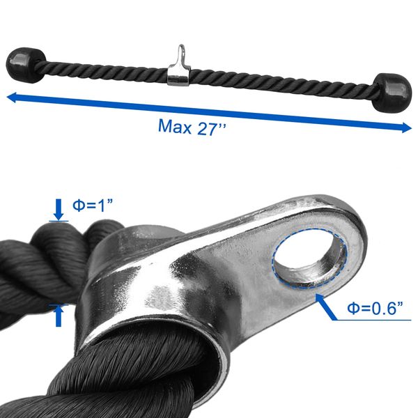 training pull down rope triceps push down rope 27in non slip cable attachment for gym 2200lb fitness training rope hand grippers
training pull down rope triceps push down rope 27in non slip cable attachment for gym 2200lb fitness training rope hand grippers