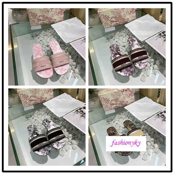 new slippers summer luxury woman beach alphabet slippers designer sandals knitted cloth embroidery woman shoes, Black
new slippers summer luxury woman beach alphabet slippers designer sandals knitted cloth embroidery woman shoes, Black