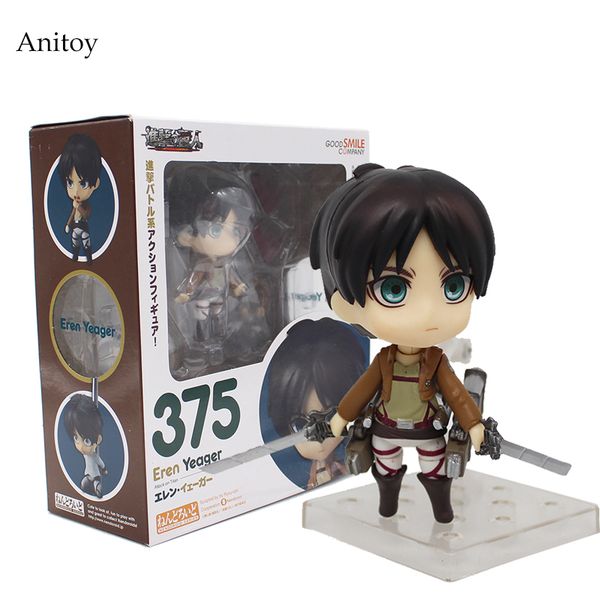 anime cute attack on titan eren jaeger nendoroid 375 pvc action figure collectible model toy doll 10cm kt368 t200117
anime cute attack on titan eren jaeger nendoroid 375 pvc action figure collectible model toy doll 10cm kt368 t200117