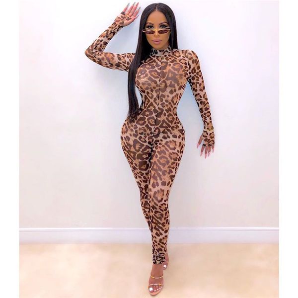 womens leopard jumpsuits fashion designer see through apparel autumn female cute print clothes, Black;white
womens leopard jumpsuits fashion designer see through apparel autumn female cute print clothes, Black;white