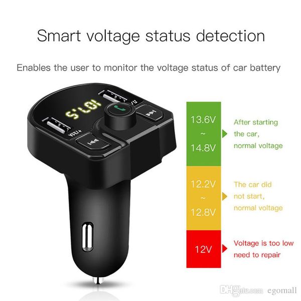 led battery voltage display 4.1a bluetooth kit dual usb car charger 3.1a 1a 2 port usb fm transmitter phone mp3 music player
led battery voltage display 4.1a bluetooth kit dual usb car charger 3.1a 1a 2 port usb fm transmitter phone mp3 music player
