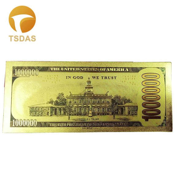 usa color donald trump banknotes 1 million dollar banknote in 24k gold plated paper money for gifts
usa color donald trump banknotes 1 million dollar banknote in 24k gold plated paper money for gifts