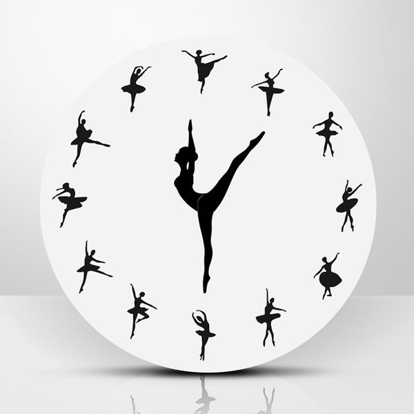 3d acrylic wall clock modern design ballet dancing studio decoration hanging clocks personality style wall watch home decor
3d acrylic wall clock modern design ballet dancing studio decoration hanging clocks personality style wall watch home decor