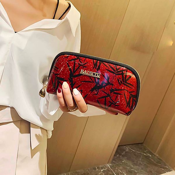 pu patent leather day clutches/evening bag/ women's clutch large capacity wallet tote zipper wristband bag
pu patent leather day clutches/evening bag/ women's clutch large capacity wallet tote zipper wristband bag