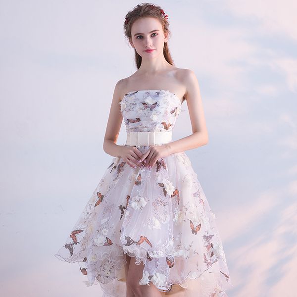 women's short formal prom evening dress plus size strapeless lace tulle wedding party dress bespoke occasion dresses, White;black
women's short formal prom evening dress plus size strapeless lace tulle wedding party dress bespoke occasion dresses, White;black