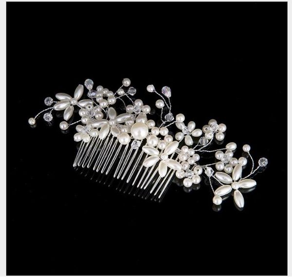 bride headdress pearl hair comb marriage bride jewelry accessories, Slivery;golden
bride headdress pearl hair comb marriage bride jewelry accessories, Slivery;golden