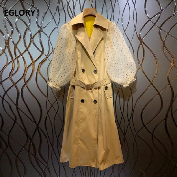 2019 autumn fashion coat windbreaker women turn-down collar polka dot print patchwork double breasted coat outerwear ladies, Tan;black
2019 autumn fashion coat windbreaker women turn-down collar polka dot print patchwork double breasted coat outerwear ladies, Tan;black