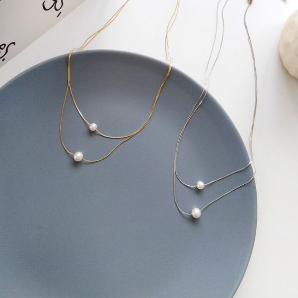 2019 new fashion jewelry gold color necklace vintage beads choker necklaces multilayer chain imitation pearls necklace, Silver
2019 new fashion jewelry gold color necklace vintage beads choker necklaces multilayer chain imitation pearls necklace, Silver