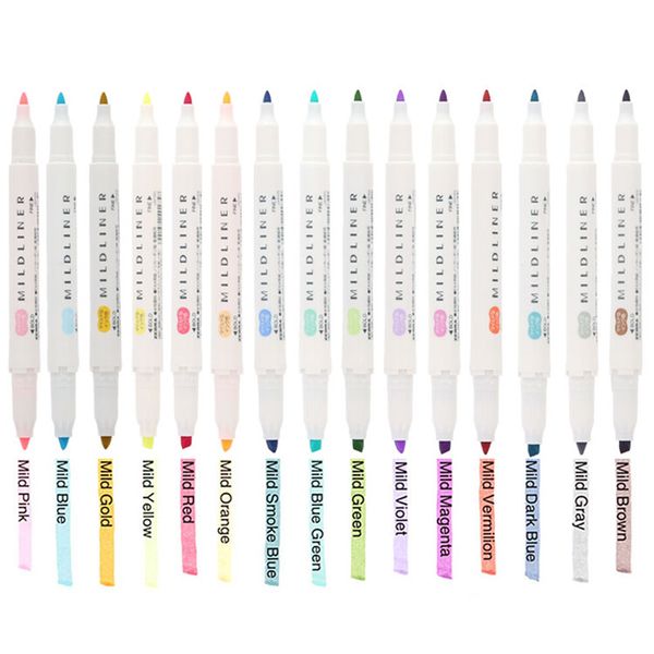 1pcs japanese stationery zebra mild liner double headed highlighter pen drawing mark pen mildliner scribble fluorescent
1pcs japanese stationery zebra mild liner double headed highlighter pen drawing mark pen mildliner scribble fluorescent
