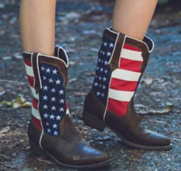 xingdeng women american flag pointed toe spring western cowboy boots ladies punk motorcycle riding ankle boots shoes size 34-43, Black
xingdeng women american flag pointed toe spring western cowboy boots ladies punk motorcycle riding ankle boots shoes size 34-43, Black