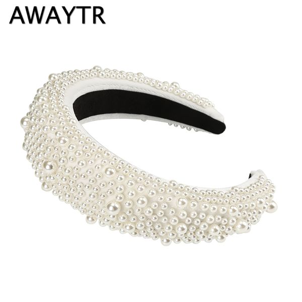 awaytr new look luxury autumn winter velvet full pearl headband for women padded hairband ladies retro bezel hair accessories 
awaytr new look luxury autumn winter velvet full pearl headband for women padded hairband ladies retro bezel hair accessories