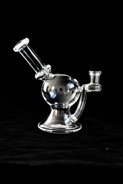 Glass hookah, transparent smoking pipe, 14mm joint factory direct price concessions