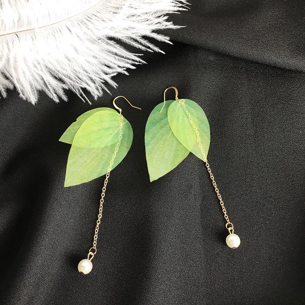 maxi korean personality forest super fairy leaf pearl earrings for mori girls, Silver
maxi korean personality forest super fairy leaf pearl earrings for mori girls, Silver