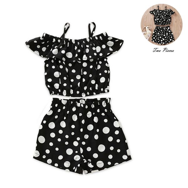 2-7years toddler baby girl clothes polka dots vest sling shorts dots 2pcs outfit, White
2-7years toddler baby girl clothes polka dots vest sling shorts dots 2pcs outfit, White