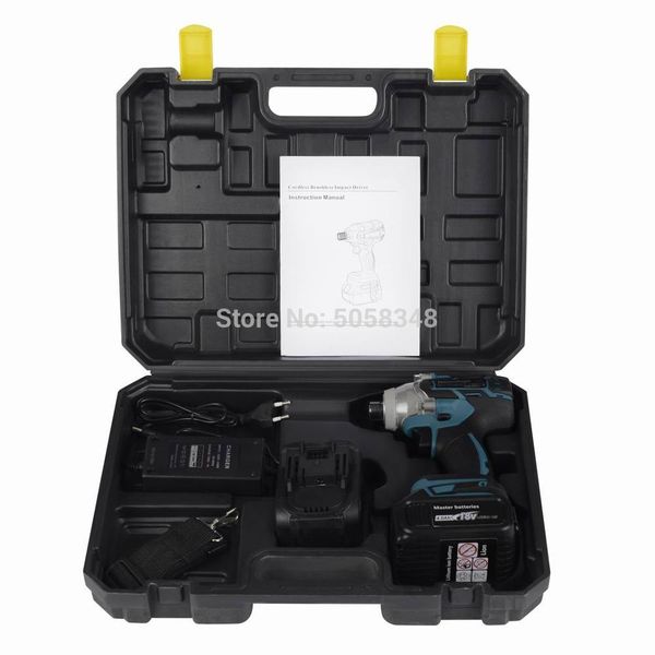 electric rechargeable cordless and brushless impact driver drill with two 18v 4.0ah lithium ion battery
electric rechargeable cordless and brushless impact driver drill with two 18v 4.0ah lithium ion battery