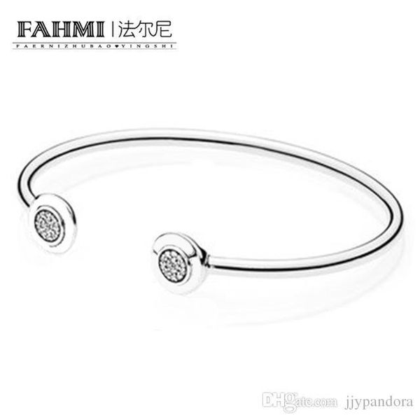 fahmi authentic 925 sterling silver temperament bangle signature with crystal open bracelet bangle fit style bead charm diy jewelry 590528cz, Black
fahmi authentic 925 sterling silver temperament bangle signature with crystal open bracelet bangle fit style bead charm diy jewelry 590528cz, Black