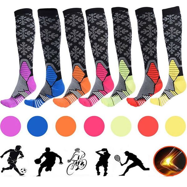 compression socks knee high/long printed polyester nylon hosiery women men stocking footwear accessories for running cycling, Black
compression socks knee high/long printed polyester nylon hosiery women men stocking footwear accessories for running cycling, Black