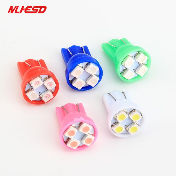 mlhesd 6v 6.3v 100pcs t10 194 168 w5w 1210 4 smd 4 led white blue yellow red car led light bulbs indicator reading lamps
mlhesd 6v 6.3v 100pcs t10 194 168 w5w 1210 4 smd 4 led white blue yellow red car led light bulbs indicator reading lamps