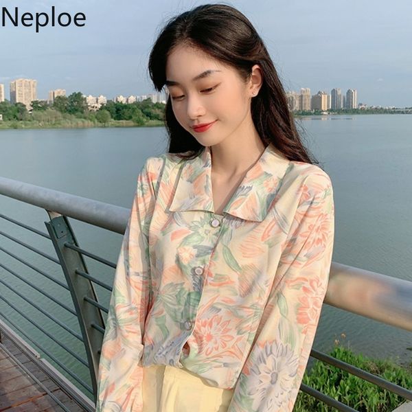 neploe spring 2020 korean blouse fashion vintage flower printed shirt single breasted long sleeve turn down collar blusas 59109, White
neploe spring 2020 korean blouse fashion vintage flower printed shirt single breasted long sleeve turn down collar blusas 59109, White