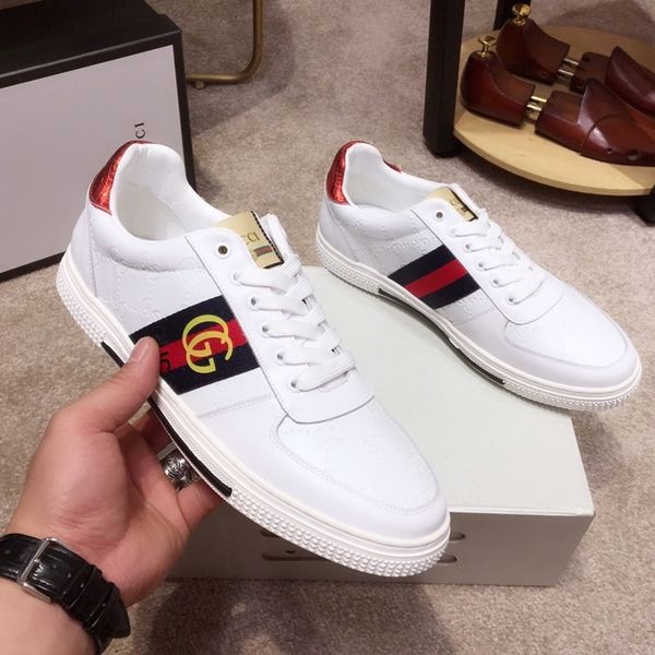 f14 fashion trendy casual men's shoes, comfortable luxury men's shoes leather sneakers original box packaging zapatos hombre, Black
f14 fashion trendy casual men's shoes, comfortable luxury men's shoes leather sneakers original box packaging zapatos hombre, Black