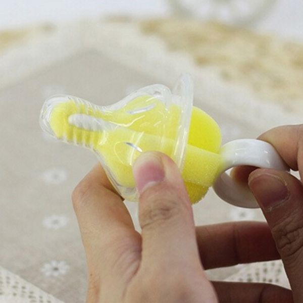2 pcs 360 degree rotating sponge yellow baby nipple brush babies teat cleaning bean baby bottle brushes infant pacifier cleaner
2 pcs 360 degree rotating sponge yellow baby nipple brush babies teat cleaning bean baby bottle brushes infant pacifier cleaner