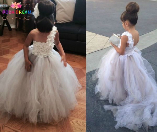 posh dream white and grey flower girl dress little white flower petals girl tutu dress with train tulle wedding couture, Red;yellow
posh dream white and grey flower girl dress little white flower petals girl tutu dress with train tulle wedding couture, Red;yellow