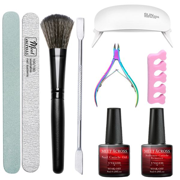 meet across manicure set nail file brush sponge buffer finger separator softener cuticle remover nail cuticle oil art kits
meet across manicure set nail file brush sponge buffer finger separator softener cuticle remover nail cuticle oil art kits