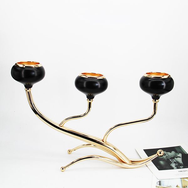 candle holder 3-arms shiny gold plated candelabra romantic black candle stand luxury craft metal for wedding events party decor
candle holder 3-arms shiny gold plated candelabra romantic black candle stand luxury craft metal for wedding events party decor