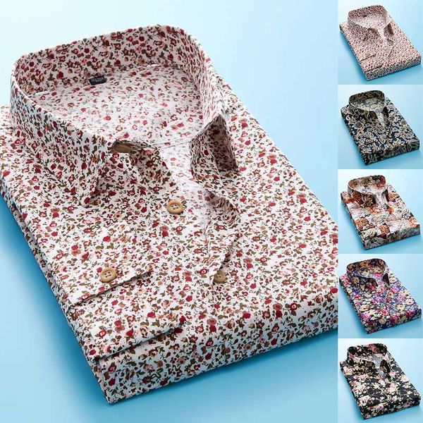 2020 autumn new fashion male shirt casual long sleeve button shirt for men rose printed floral shirts men, White;black
2020 autumn new fashion male shirt casual long sleeve button shirt for men rose printed floral shirts men, White;black