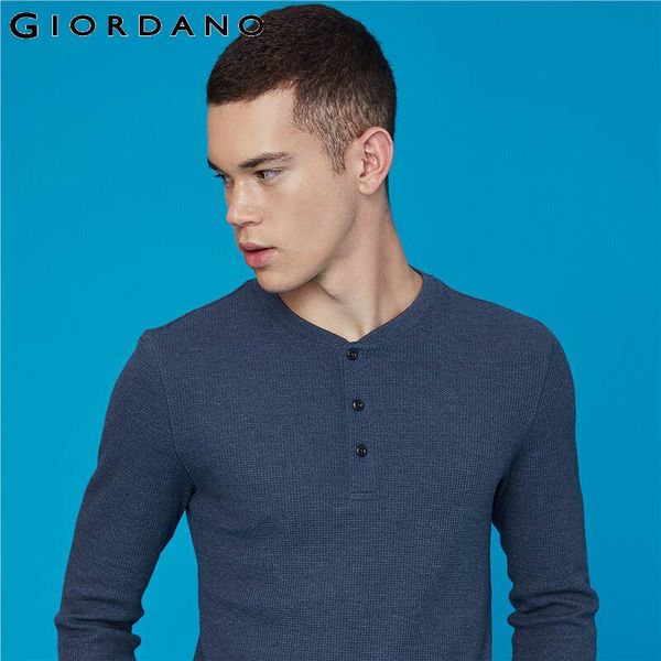 giordano men t shirt waffle henry collar t-shirt long sleeve slim fit for men camisetas hombre manga larga 01029795, White;black
giordano men t shirt waffle henry collar t-shirt long sleeve slim fit for men camisetas hombre manga larga 01029795, White;black