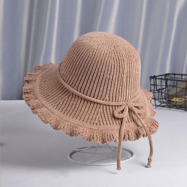 missky lady solid autumn winter women caps chenille fisherman hat solid color bowknot wild pleated sunshade retro hat for female, Blue;gray
missky lady solid autumn winter women caps chenille fisherman hat solid color bowknot wild pleated sunshade retro hat for female, Blue;gray