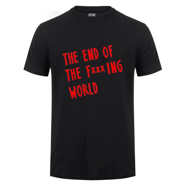 the end of fucking world printed t shirt for men women short sleeve round neck casual funny t-shirt swag hip hop tee, White;black
the end of fucking world printed t shirt for men women short sleeve round neck casual funny t-shirt swag hip hop tee, White;black