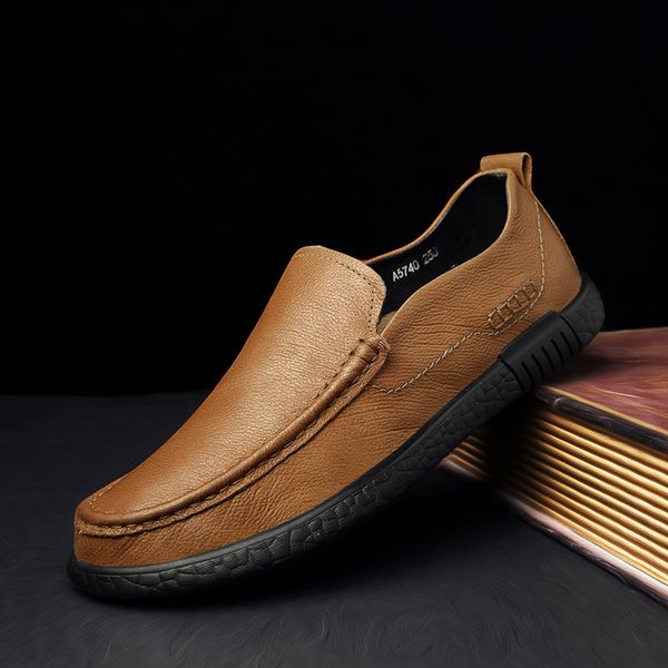 cimim men 2019 business genuine leather fashion casual shoes flat 36-47 large size new italy office men loafers sale, Black
cimim men 2019 business genuine leather fashion casual shoes flat 36-47 large size new italy office men loafers sale, Black